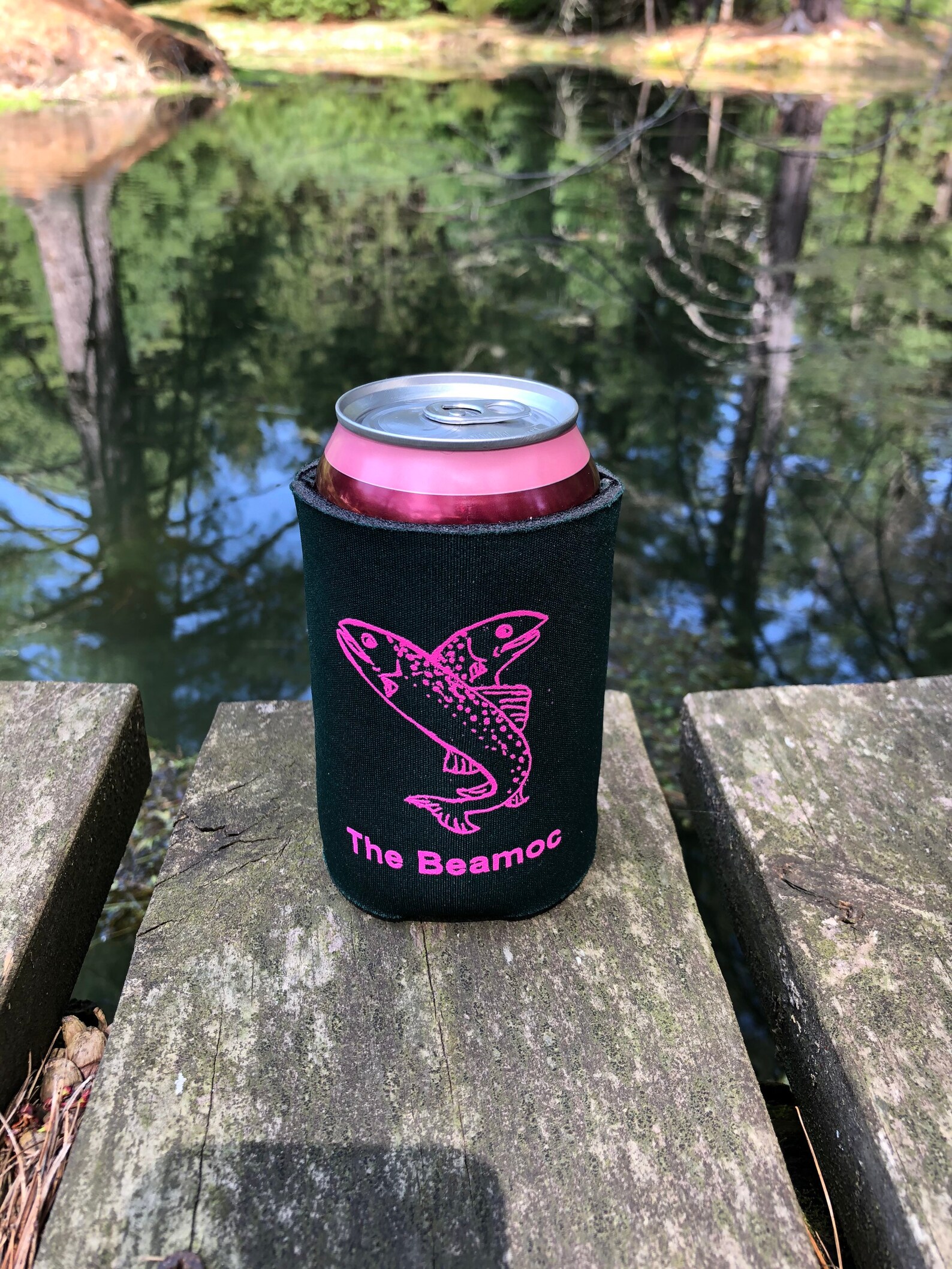 Roscoe NY Catskills 2 Headed Trout Cryptid Recycled Koozie Beamoc ...