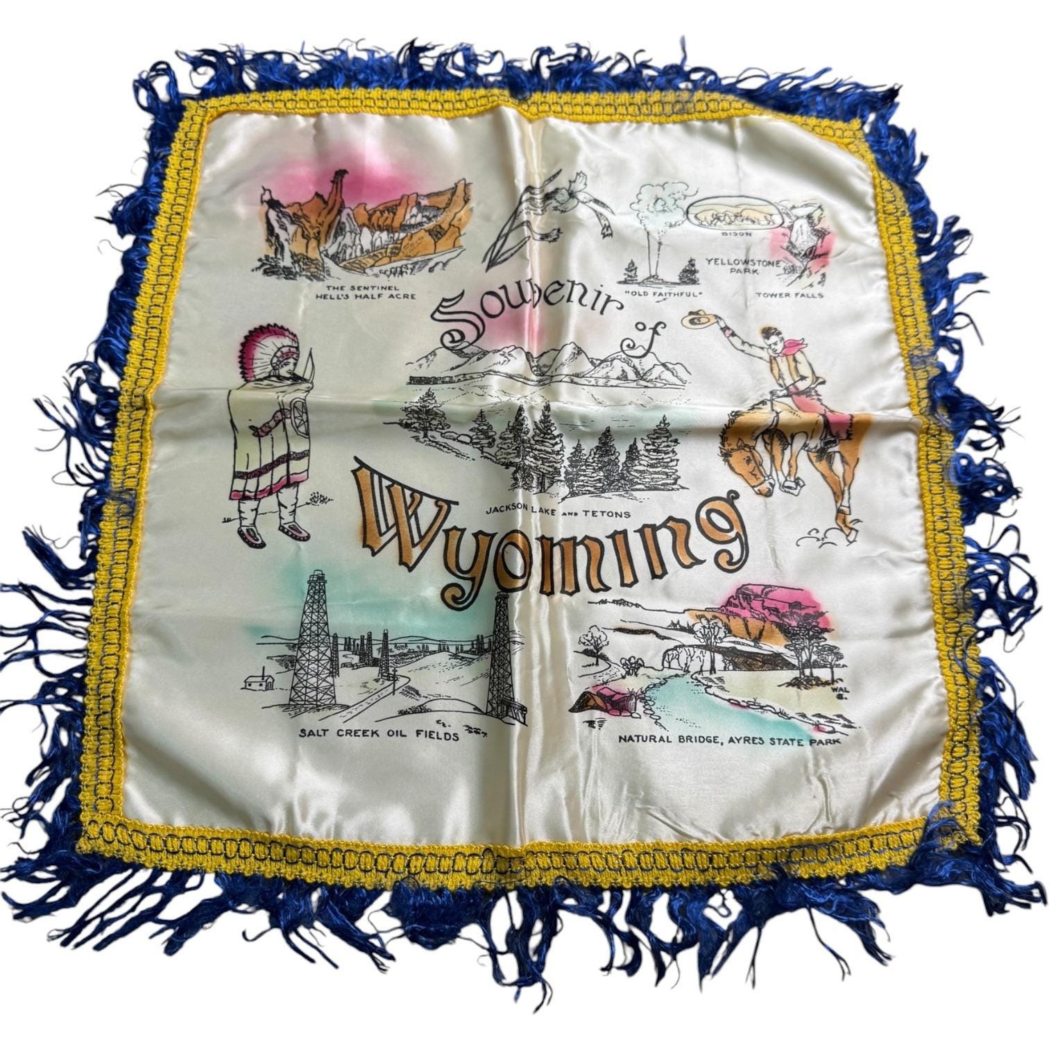 50s Souvenir Pillow - Etsy