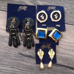 Vintage Earrings Lot Celebrity  80s 90s Jewelry