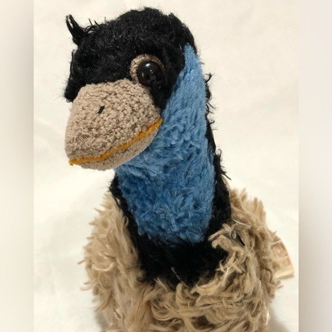 Minkpluh Fluffy Emu Stuffed Animal Plush Pretend Play Etsy
