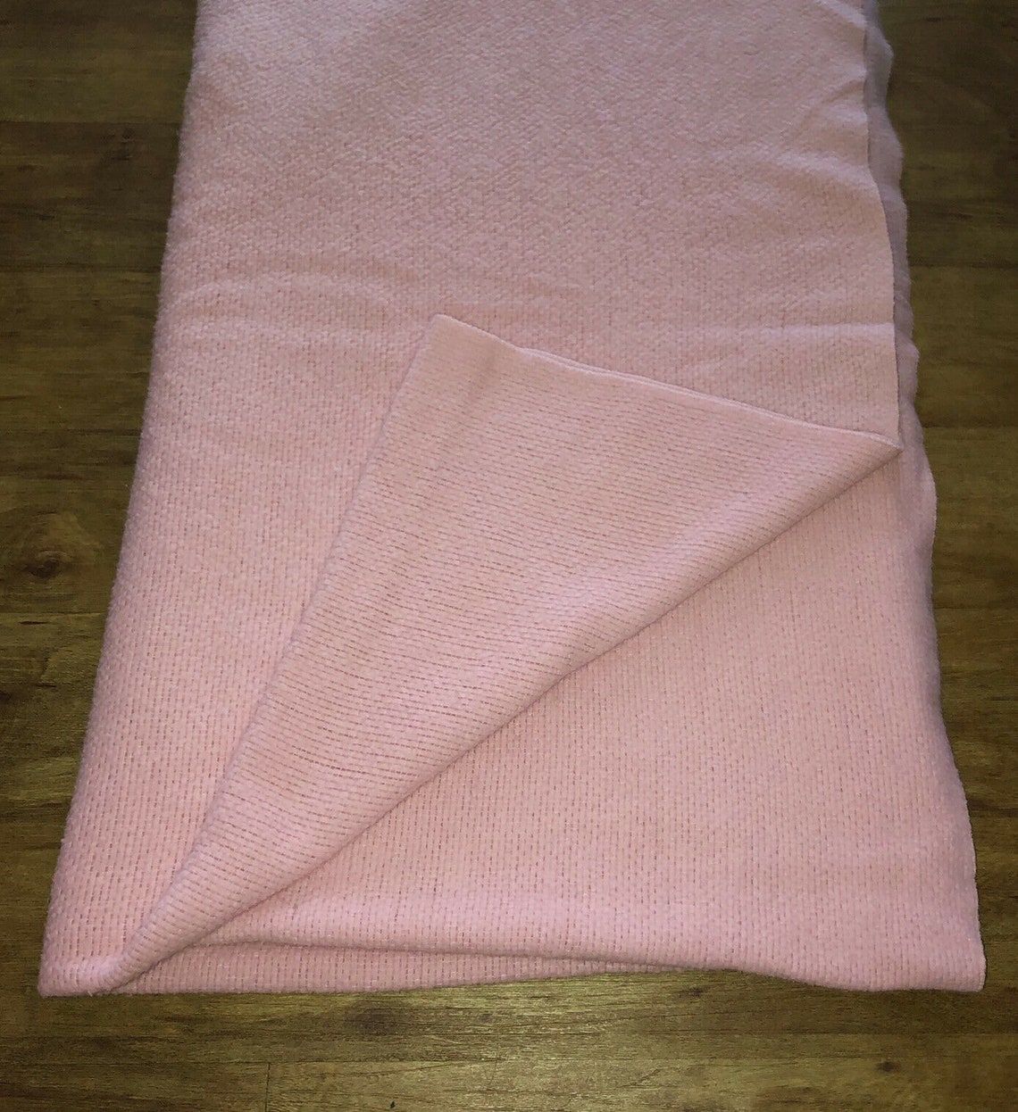 Vintage Blanket Acrylic Pink Blanket 85x95 Thermal Blanket Etsy