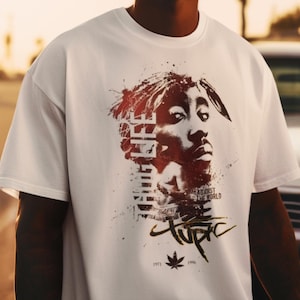 New 2Pac Original Retro T-Shirt
