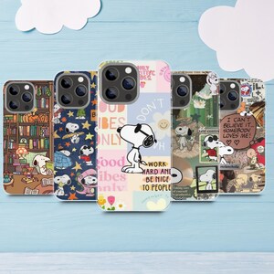 Cartoon Dog Night Sky Phone Case – Soft TPU Cover for iPhone 16 15 14 13 & Samsung S25 S24 S23 Ultra – Cute Comic Style – Gift Idea
