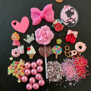 Kawaii decoden deco diy cabochon charm kit 165USA seller image 2