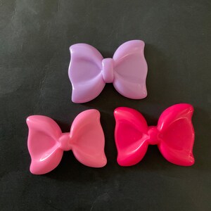 Big kawaii bow cabochons decoden phone deco diy girly   3 pcs - USA seller