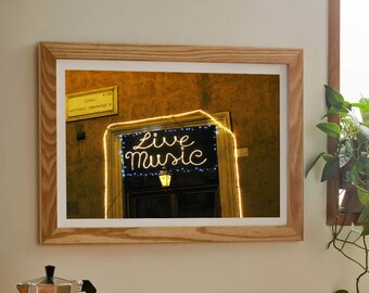 Live Music Digital Art Print - Taken in Rome 2010