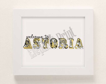 Astoria - Instant Download - Art Print