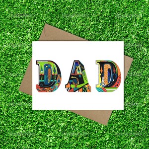 Dad es Grußkarte
