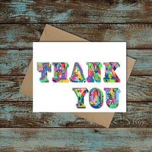 Thank You Greeting Cards -- Pack of 5