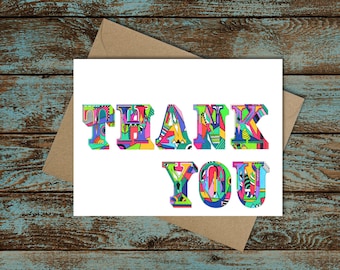 Thank You Greeting Cards -- Pack of 5