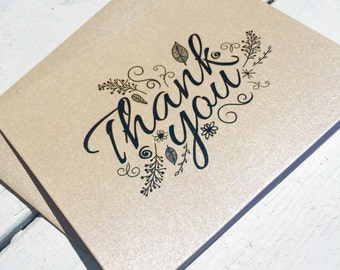 Thank You Card - Printable - Instant Download