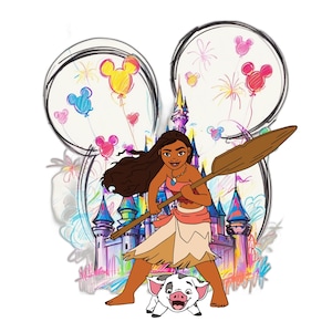 Moana PNG Bundle: Princess Clipart for DIY Crafts (Digital Download