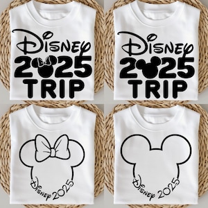 Disney 2025 Svg PNG Bundle, 2025 Family Vacation Trip Png, Family Trip Sublimation Design, Vacay Mode Png, Magical Kingdom Svg, Travel Shirt