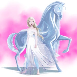 Paquete especial de 1800 imágenes prediseñadas de Frozen con alfabeto y números, SVG, postales de invitación con letras, descarga digital de Elsa y Anna.