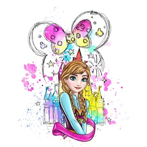 Frozen PNG Bundle: Princess Anna, Elsa & Olaf Clipart (Digital Download)