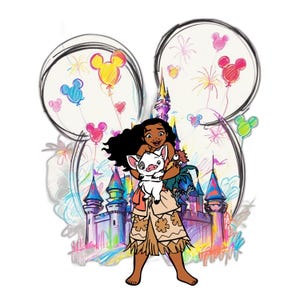 Moana PNG Bundle: Princess Clipart for DIY Crafts (Digital Download