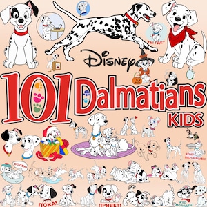 101 Dalmatians Svg 280 Files ClipArt Pack, Shirt,Cup Design, 101 Dalmatians Svg,101 Dalmatians ClipArt, Dalmatian Dogs Svg, Digital Download