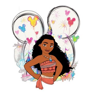 Moana PNG Bundle: Princess Clipart for DIY Crafts (Digital Download)