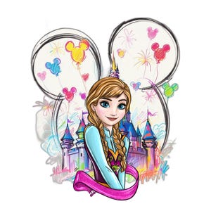 Frozen Png Bundle, Frozen Clipart, Princess Png, Anna Frozen Png Bundle, Frozen Birthday Png, Anna Elsa Olaf,  Cricut Instant Download