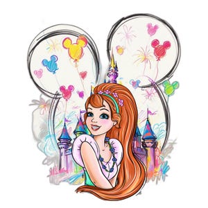Beauty and the Beast Clipart, Belle PNG, Beast PNG, Castle, Princess clip art, Hand drawn, Cute, Kids, Decoration, Princess Belle Png