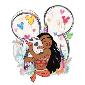 Moana PNG Bundle: Princess Clipart for DIY Crafts (Digital Download)