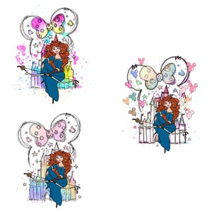 Brave Png Bundle, Merida Png, Brave Png, Cricut, Clipart Digital Download, Brave Clipart, Merida Png, Brave Cut File,Brave Best Day Ever Png