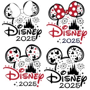 Disney 2025 Svg PNG Bundle, 2025 Family Vacation Trip Png, Family Trip Sublimation Design, Vacay Mode Png, Magical Kingdom Svg, Travel Shirt