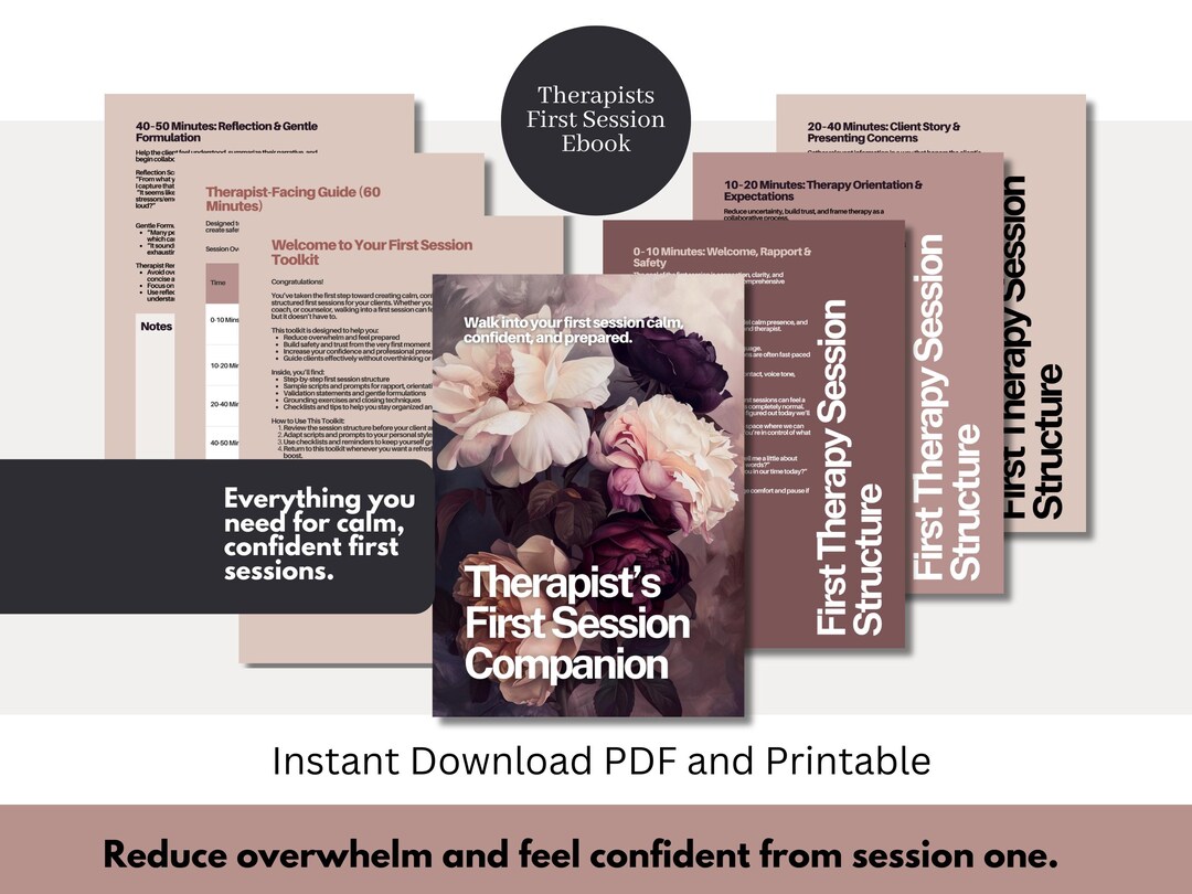 First Session Toolkit for Therapists | Intake Workbooks for Couples ...