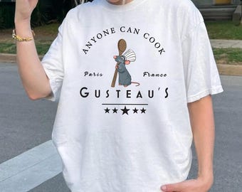 Disney Ratatouille Shirt, Remy Disney Shirts, Remy Ratatouille Anyone can Cook Shirt, Little Chef Remy Shirt