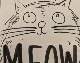 MEGA MEOW (tiny mini comic)