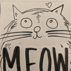 MEGA MEOW (tiny mini comic)