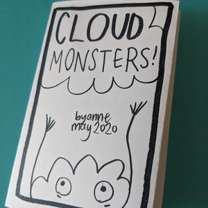 Wolkenmonster zum Ausmalen