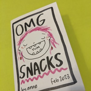 OMG SNACKS full color mini comic image 1