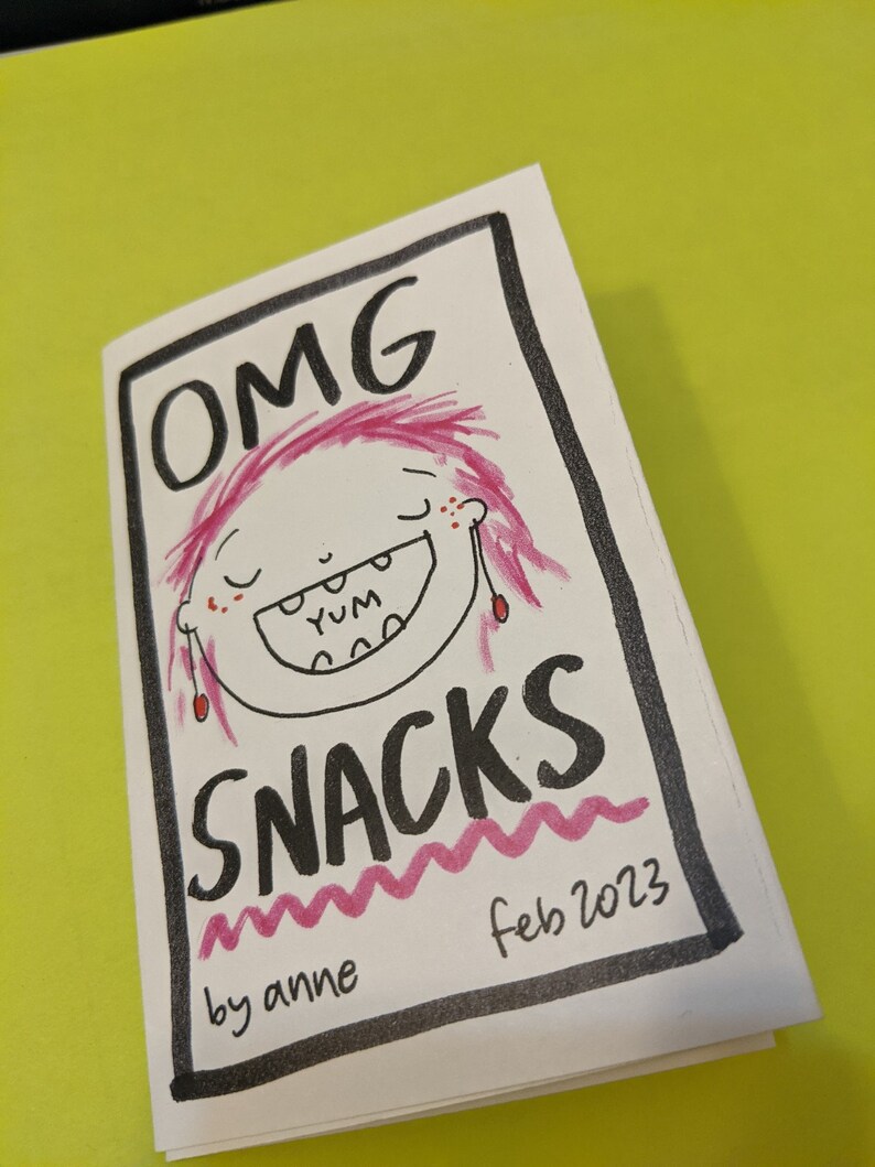 OMG SNACKS full color mini comic image 1