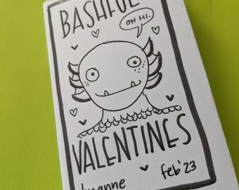 Bashful Valentines (tiny mini comic)