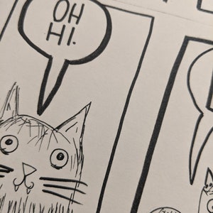 MEGA MEOW tiny mini comic image 4