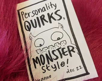 Personality Quirks, Monster Style  (tiny mini comic)