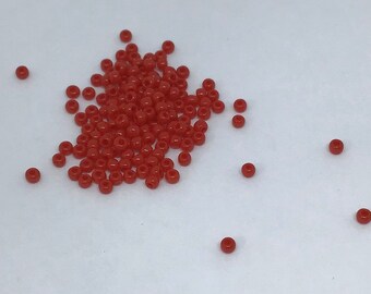 Opaque Red Toho Seed Bead in 15g (TR-11-45)