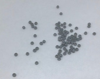 Opaque Grey Toho 11/0 Seed Beads in 15g for bead weaving (TR-11-53)