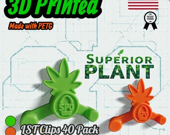 Low stress training clips 40 pack plant bender LST clips for plant training reusable Eco friendly
