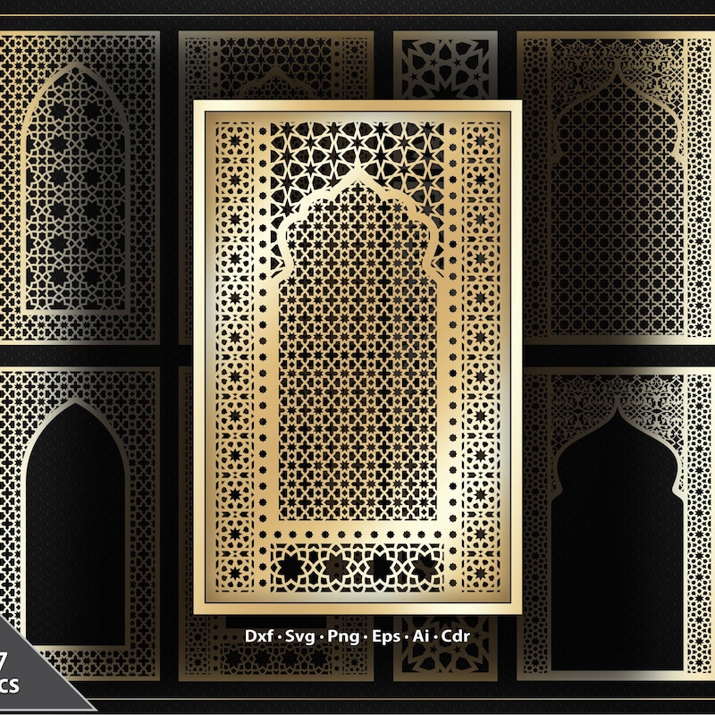 Geometric Arabic Screen - Etsy UK