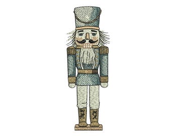 Nutcracker Machine Embroidery Design – Christmas Embroidery Pattern for Holiday Decor, Digital Download, Instant Download
