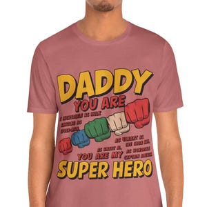 コミックファンのためのスーパーヒーローパパシャツ、ヒーローパパTシャツ、スーパーパパへのギフト、コミックブックパパTシャツ、スーパーヒーローパパTシャツ、ヒーローパパシャツ