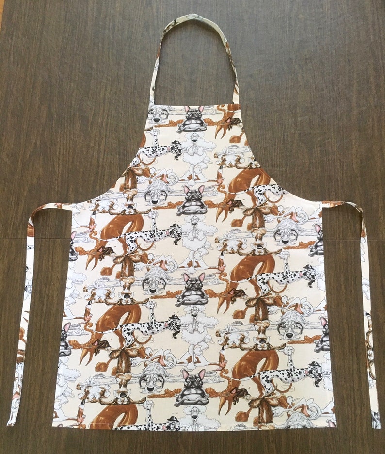 Yoga Dogs Apron /& Dish Towel Set