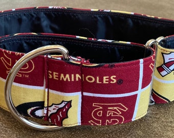 2" Football Team Martingale Collars