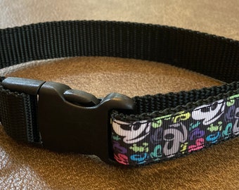 1" Disney Print Dog Collar Adjustable