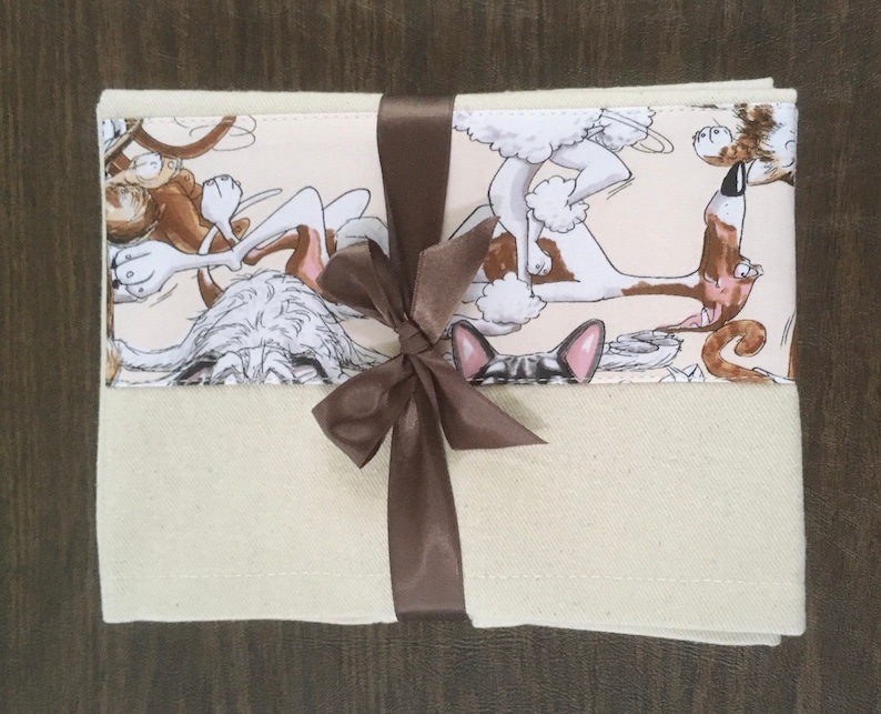 Yoga Dogs Apron /& Dish Towel Set