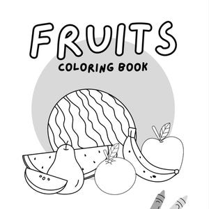 Fruit Coloring Book