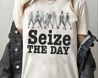 Chemise Newsies Seize The Day, Newsies inspirés de la comédie musicale, Newsies King Of New York, Cadeaux de théâtre, Vêtements unisexes