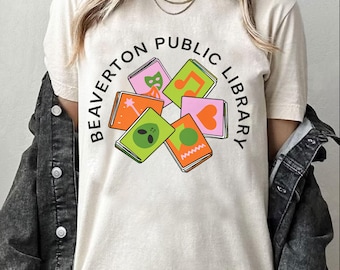 Beaverton Public Library Shirt, Mabel The Beaver Shirt, Mabel Hoppers Sweatshirt, Unisex Clothing